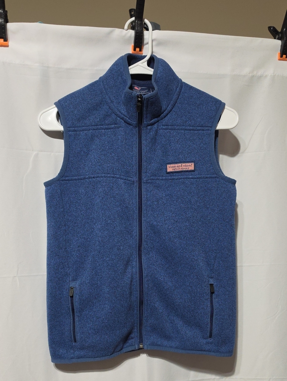 Vineyard Vines Mountain Sweater Fleece Vest. Size: Kids Med.